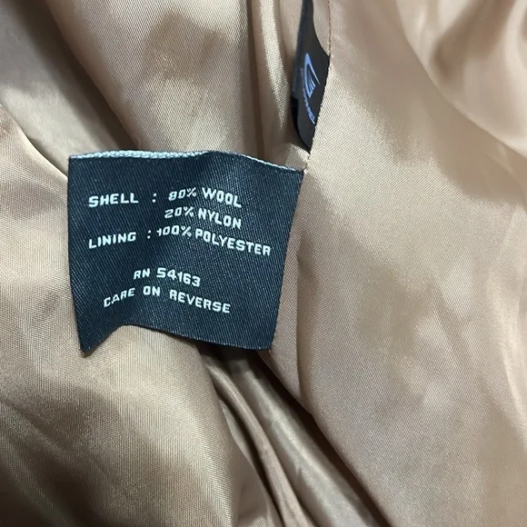 Kenneth Cole Reaction Tan Wool-blend Coat - Picture 8 of 9